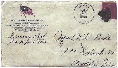 Army Christian Commission Envelope