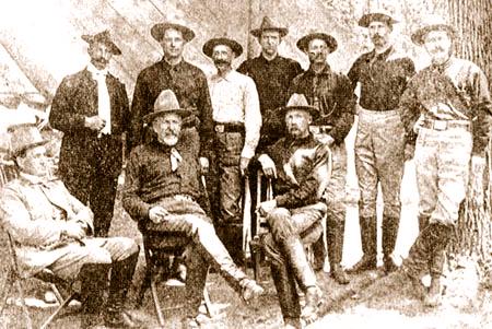 Field and Staff, 3rd U.S. Volunteer Cavalry, "Grigsby's Rough Riders"
