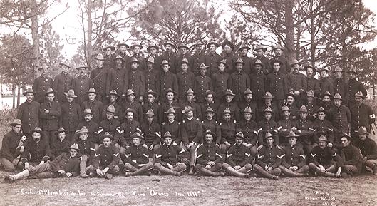 49th Iowa Volunteer Infantry, Co. L, 1899