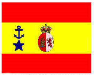 Spanish Flag of Vice-Admiral, 1898