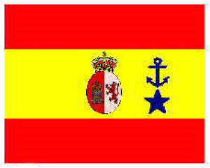 Spanish Rear-Admiral Flag, 1898 Spanish Rear-Admiral Flag, 1898