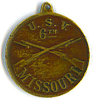 Front - 6th Missouri Volunteer Infantry Medal
