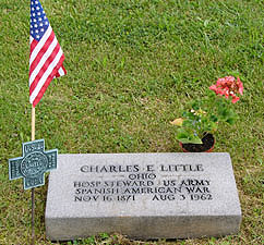 Grave of Charles E. Little, Hospital Steward int he Spanish American War