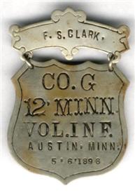 12th Minnesota Volunteer Infantry Reunion Pin
