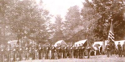 13th Pennsylvania Volunteer Infantry in Camp