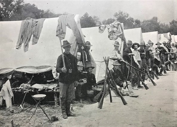 The 1st Rhode Island Vol., Co. K at Camp Alger The 1st Rhode Island Volunteer Infantry, Co. K at Camp Alger