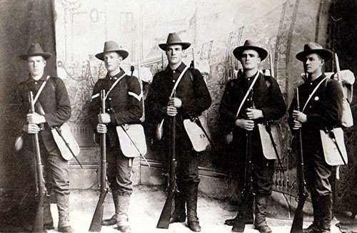 1st Idaho Volunteer Infantry, Co. D, 1898