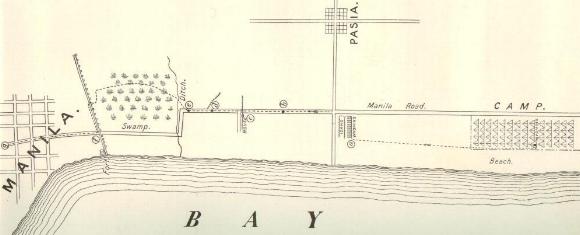 Map of Manila, 1898