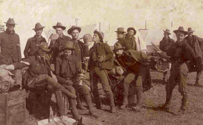 2nd Missouri Volunteer Infantry arrives near Albany, Georgia, 1898