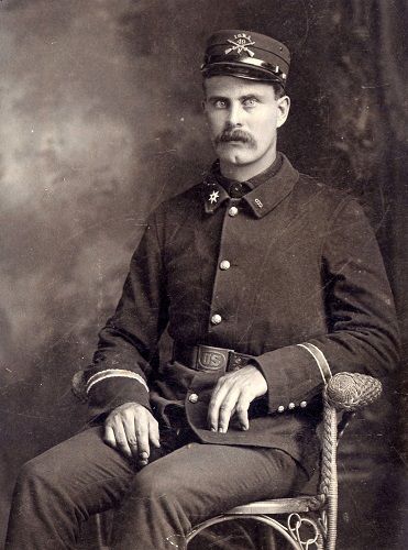 John Shelton, 49th Iowa Volunteer Infantry, Co. F