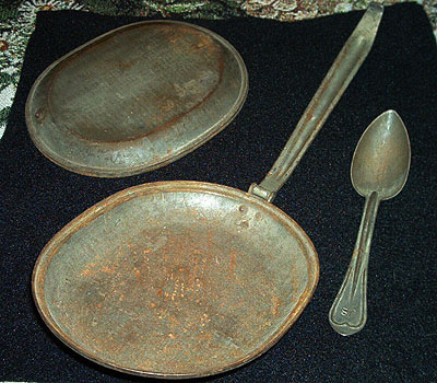 Mess kit of the 49th Iowa Volunteer Infantry