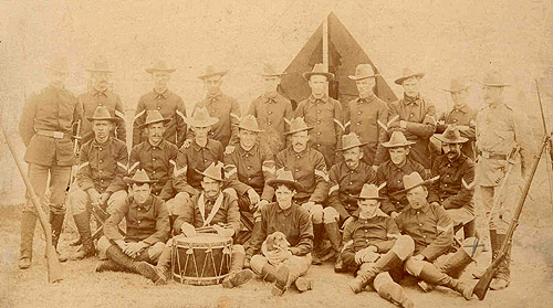 Officers and NCOs of the 4th New Jersey Volunteer Infantry, Co. K, 1898