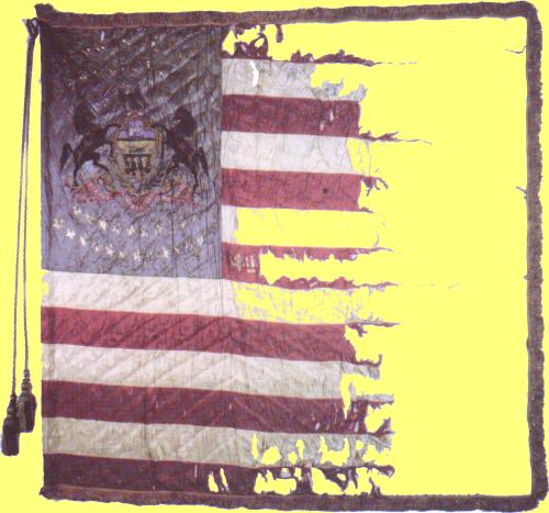 Flag of the 4th Pennsylvania Volunteer Infantry, 1898 Flag of the 4th Pennsylvania Volunteer Infantry, 1898