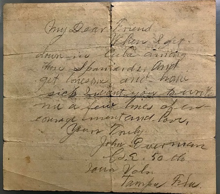 Letter from John Everman, 50th Iowa Volunteer infantry