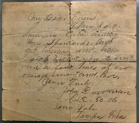 Letter from John Everman, 50th Iowa Volunteer infantry