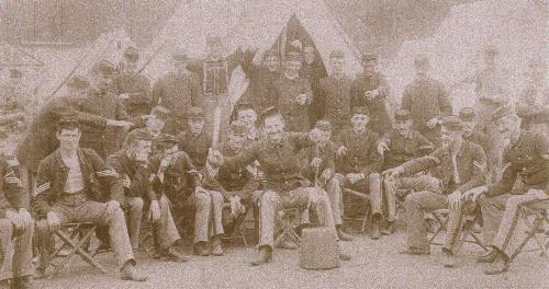 65th New York Volunteer Infantry in Camp