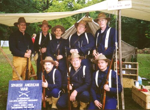 The 9th U.S. Infantry Living History Group