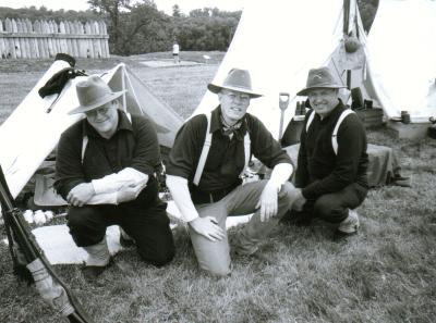 9th U.S. Infantry Living History Group in Camp