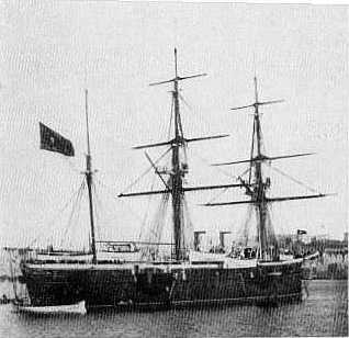 The Spanish Cruiser Castilla Docked in Peacetime