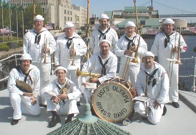 The Living History Crew of the USFS Olympia Band