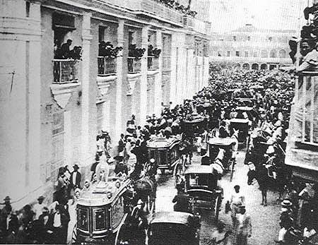 Funeral of the victims of the explosion of the USS Maine, Havana, Cuba