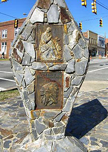 Plaque made from metal from the Battleship Maine