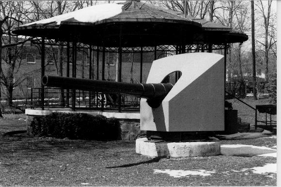 Gun from the Almirante Oquendo in Palmyra, New York