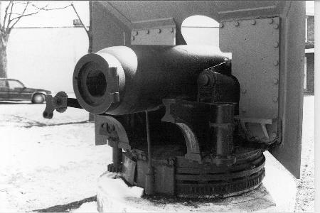 The breech of the Almirante Oqunedo's gun in Palmyra, New York The breech of the Almirante Oqunedo's gun in Palmyra, New York