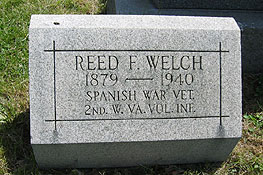 Grave of Reed F. Welch, 2nd West Virginia Vol. Infantry
