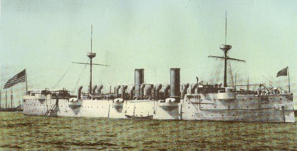 The cruiser BALTIMORE, Dion Williams' ship