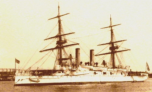 The Cruiser U.S.S. Boston