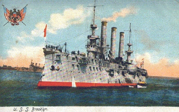 USS Brooklyn in 1907