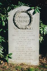Grave of Ward Cheney, 4th U.S. Infantry, in Connecticut