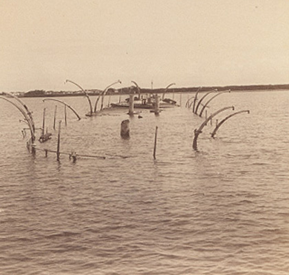 Wreckage of the Spanish Cruiser Don Antonio de Ulloa