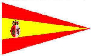 Spanish Pennant of Chief on the Road, 1898
