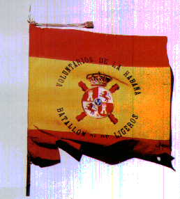 Flag of the Havana Volunteer Light Infantry Battalion