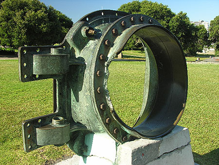 Torpedo Port from the Battleship Maine in Oakland, CA