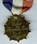 Back - 1st New York Cavalry Medal Back - 1st New York Cavalry Medal