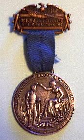 Front - 3rd U.S. Volunteer Cavalry Medal