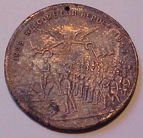 Front - California Volunteers Commemorative Medal Front - California Volunteers Commemorative Medal