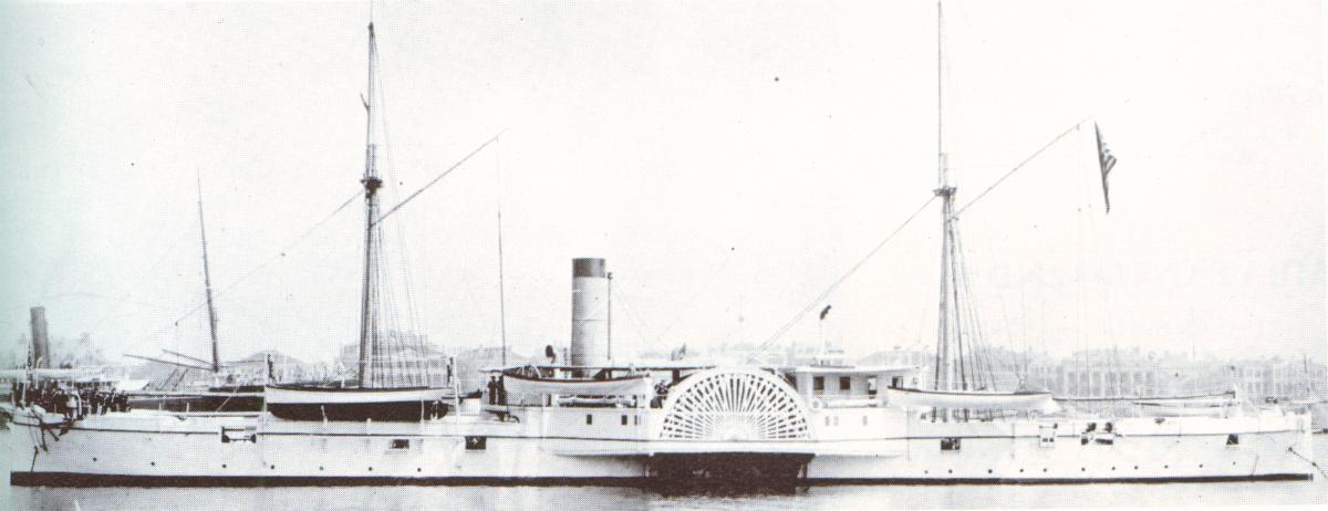 Sidewheel Gunboat U.S.S. Monocacy