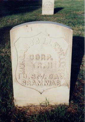 Grave of Rough Rider Morgan Llewellyn, New Mexico Grave of Rough Rider Morgan Llewellyn, New Mexico