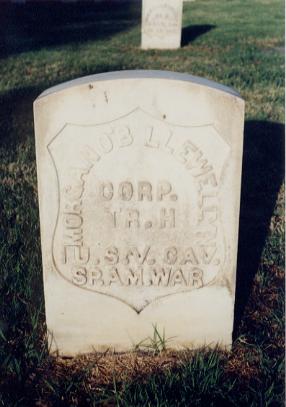 Grave of Rough Rider Morgan Llewellyn, New Mexico