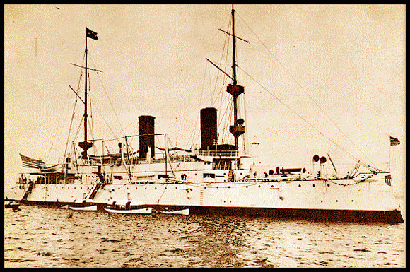 Cruiser Olympia in 1899