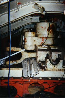 The yoke and ram in after steering on Olympia The yoke and ram in after steering on Olympia