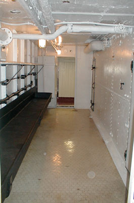 Firemans' washroom aboard the cruiser Olympia Firemans' washroom aboard the cruiser Olympia