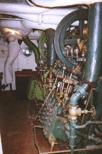 Refrigeration equipment on the Cruiser Olympia