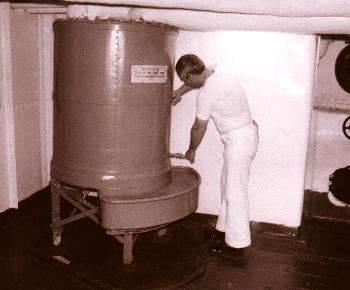The Scuttlebutt or Water Cooler Aboard the Cruiser Olympia The Scuttlebutt or Water Cooler Aboard the Cruiser Olympia