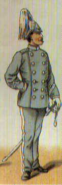 uniform of the Spanish 1st Regiment of Cavalry, the "King's Lancers" uniform of the Spanish 1st Regiment of Cavalry, the "King's Lancers"