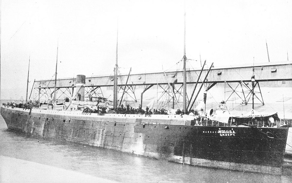 The U.S Army Transport Massachusetts, later the U.S.A.T. Sheridan